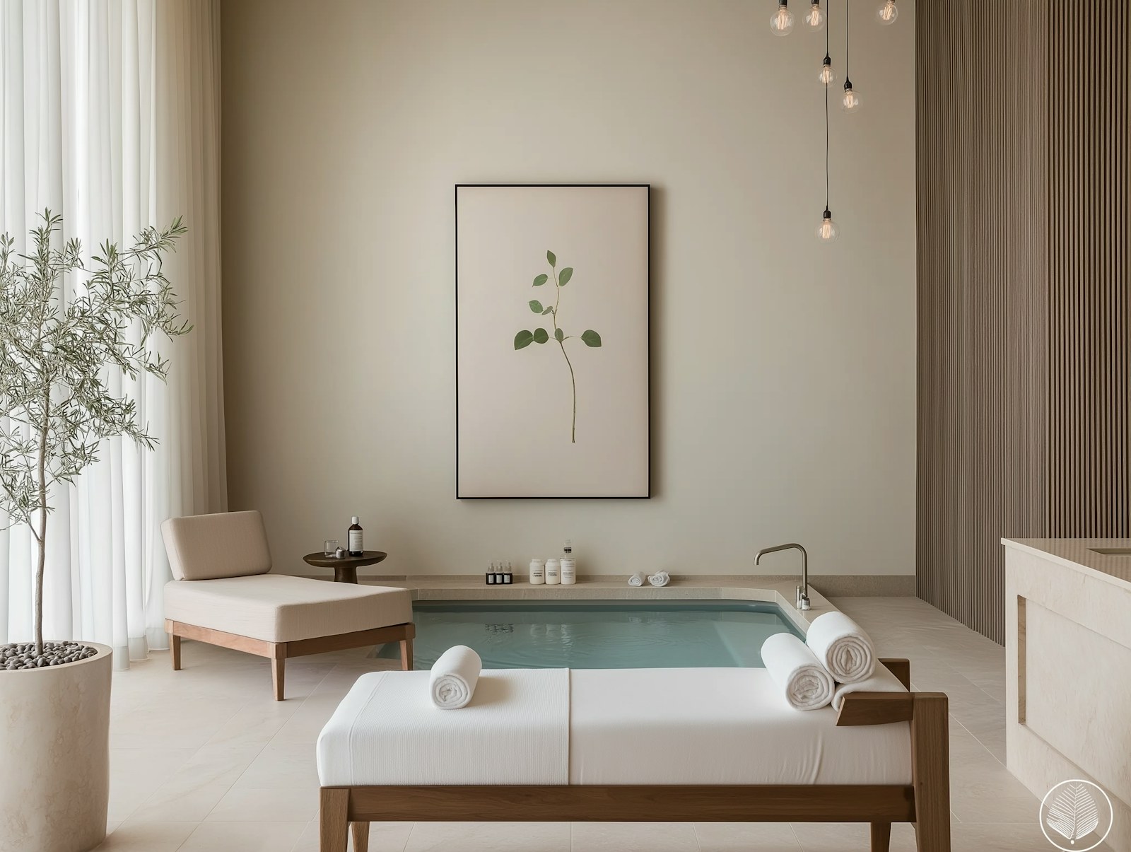 Interior atmosphere of Serein House wellness spa
